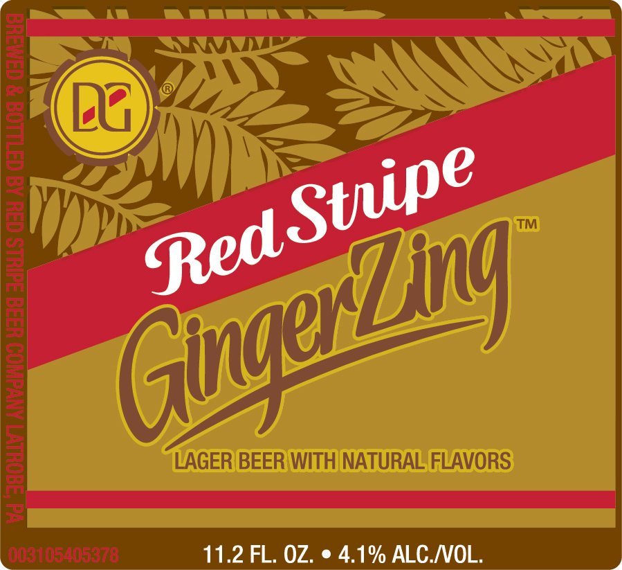Red Stripe Ginger Zing