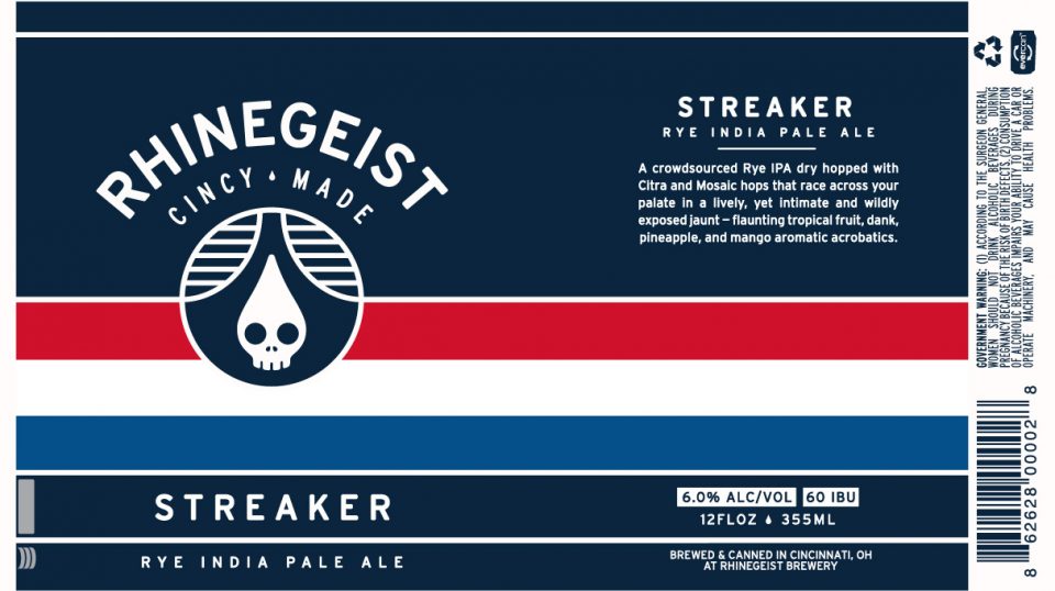 Rhinegeist Streaker Rye India Pale Ale