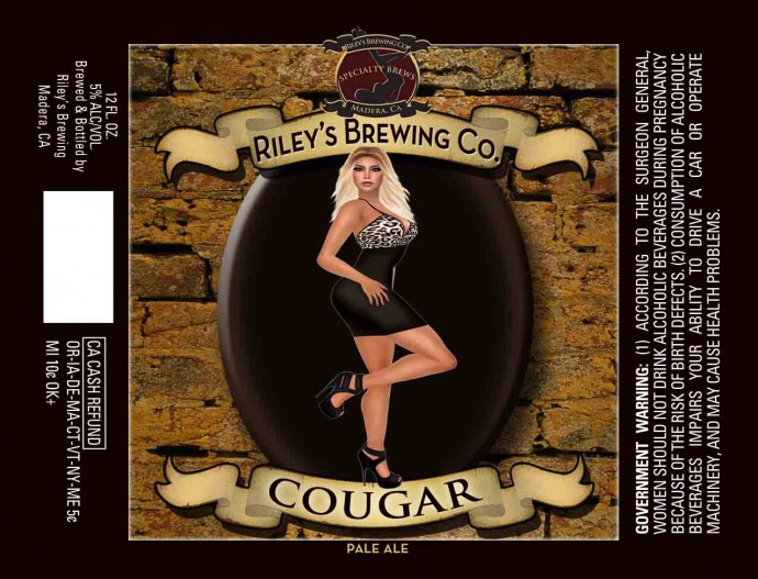 Riley's Brewing co Cougar Pale Ale