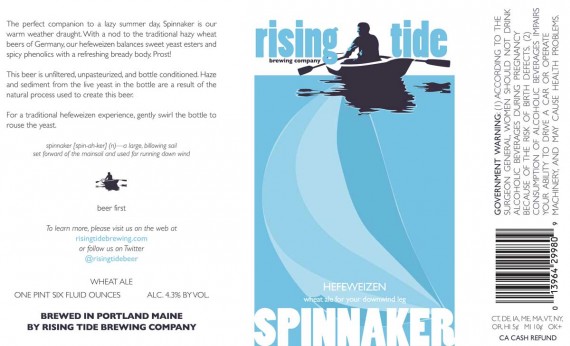 Rising Tide Spinnaker Hefeweizen
