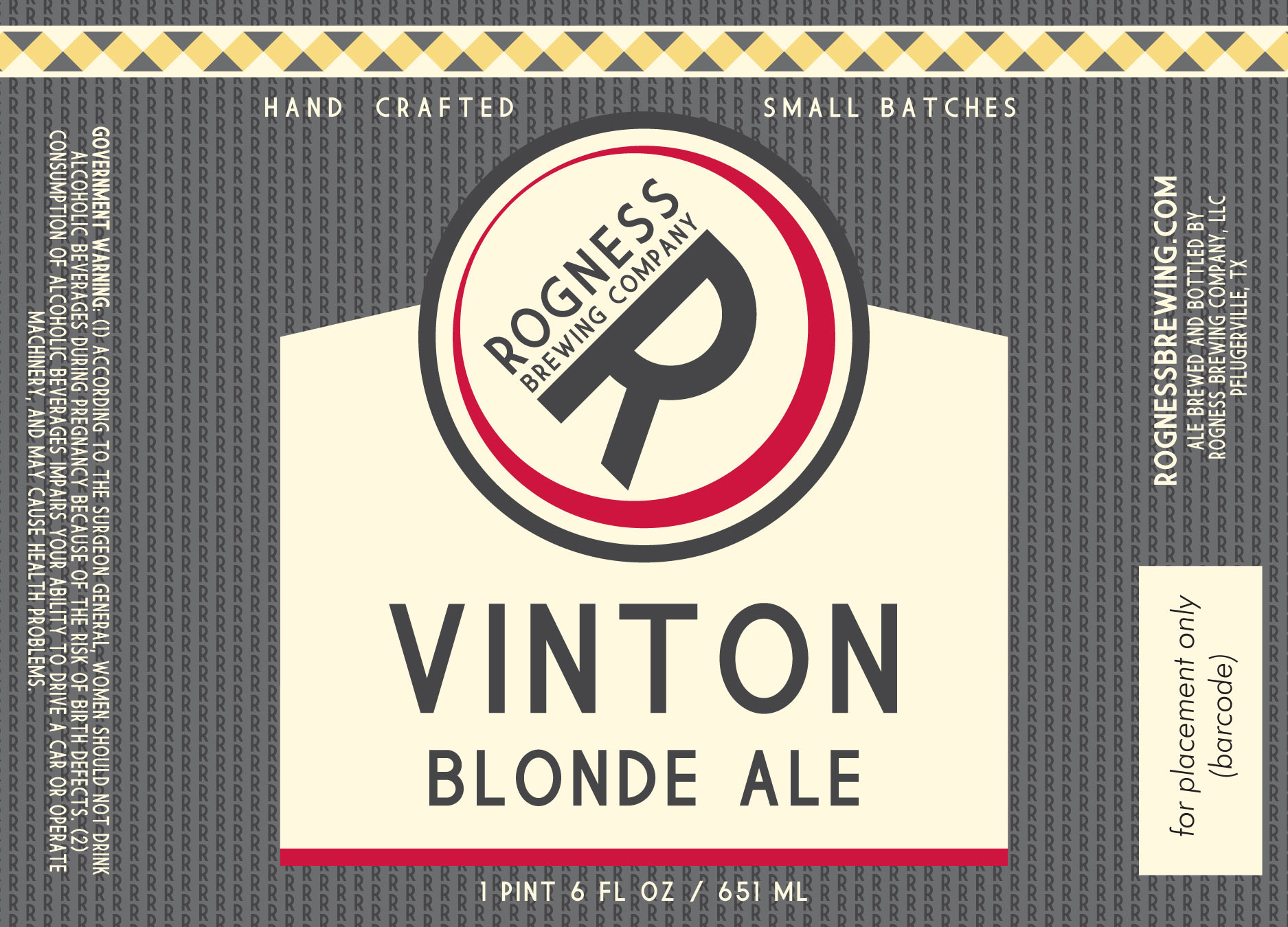 Rogness Vinton Blonde Ale
