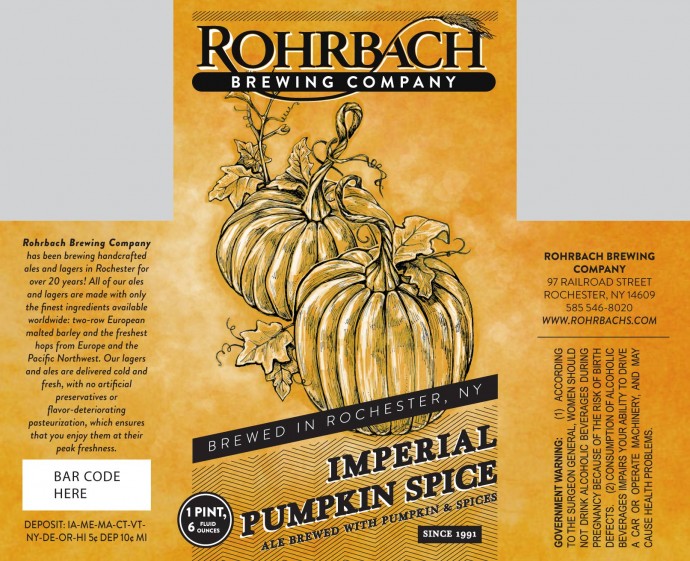 Rohrbach Imperial Pumpkin Spice Ale