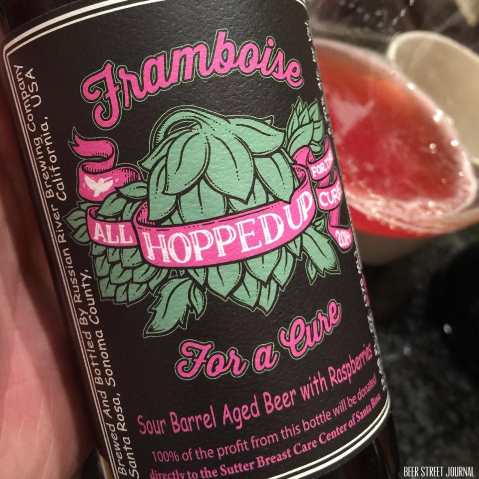 Russian River Framboise for a Cure bottle