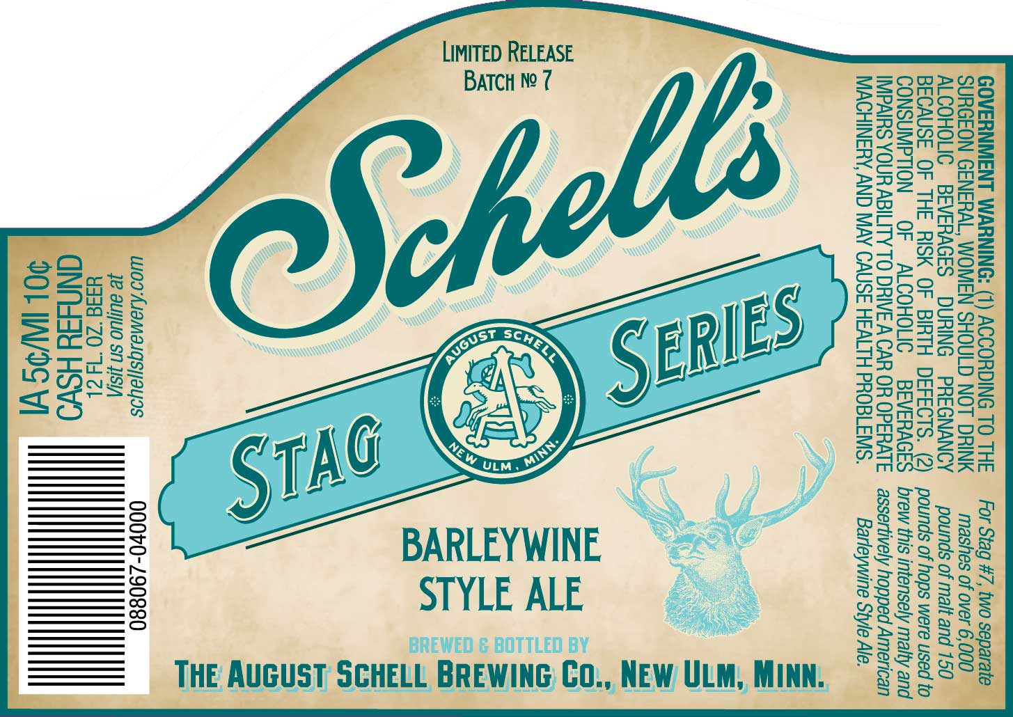 Schell's Stag Series Barleywine Ale
