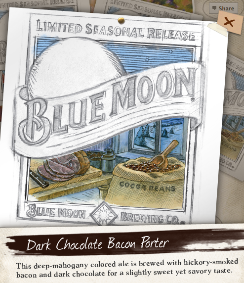 Blue Moon Dark Chocolate Bacon Porter