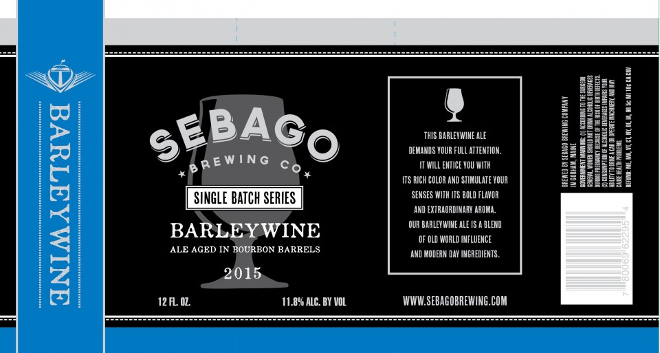 Sebago Brewing Bourbon Barrel Barleywine
