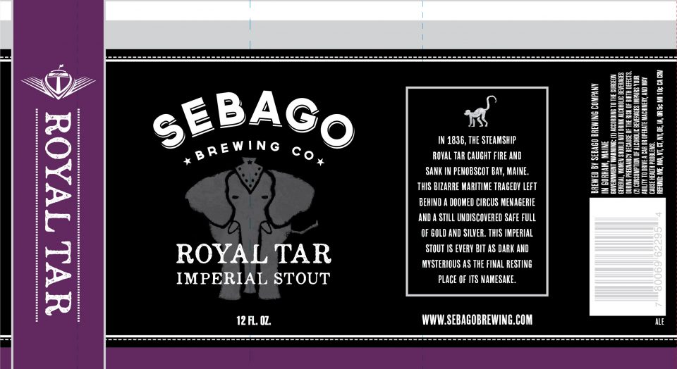 Sebago Brewing Royal Tar Imperial Stout