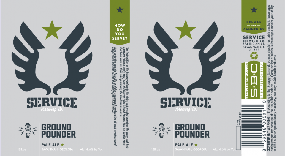 Service Brewing Ground Pounder Pale Ale