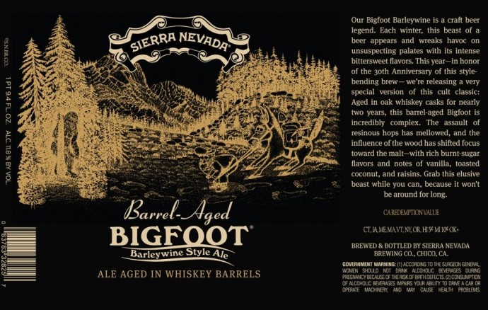 Sierra Nevada Barrel Aged Bigfoot