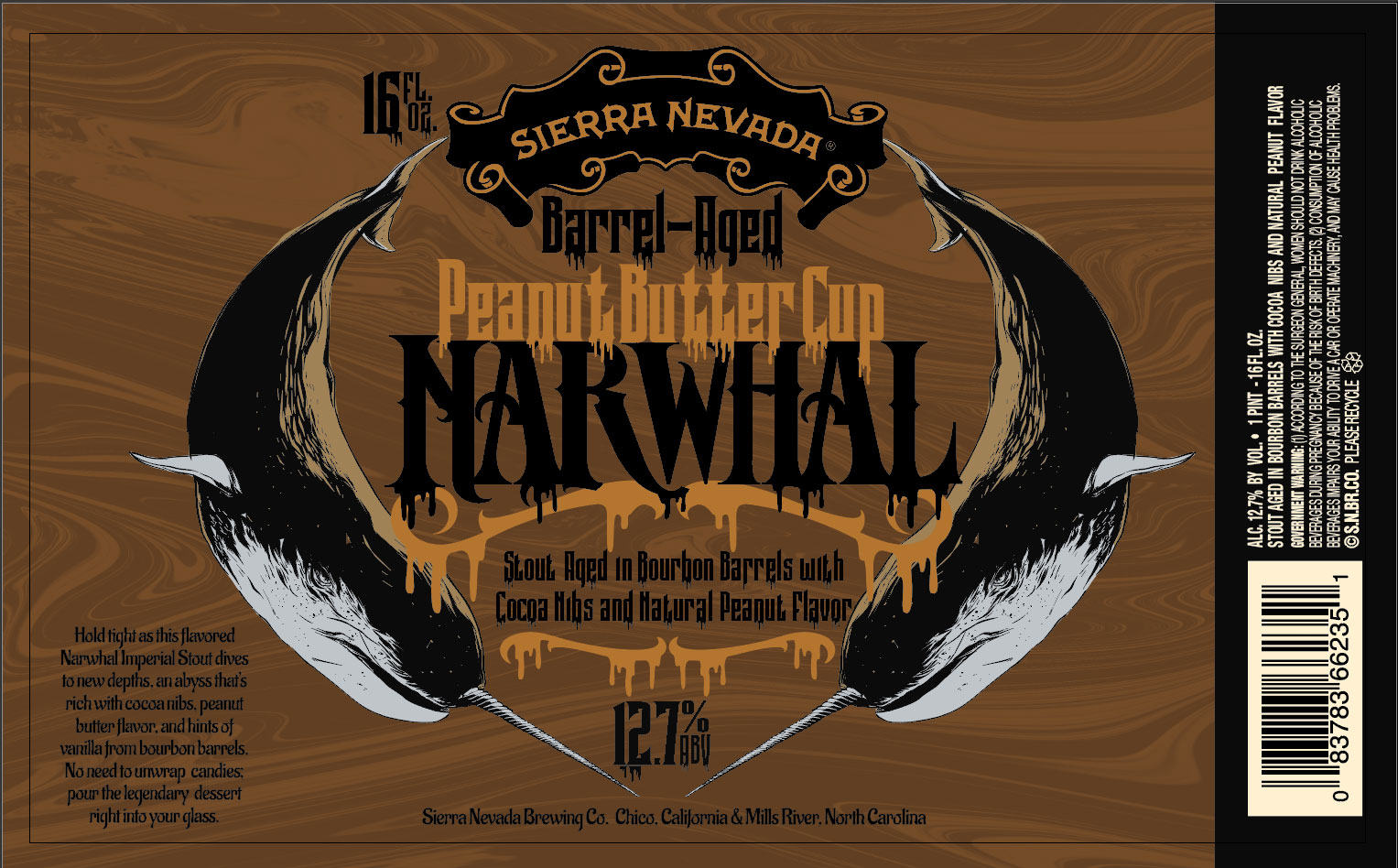 Sierra Nevada Barrel Aged Peanut Butter Cup Narwhal