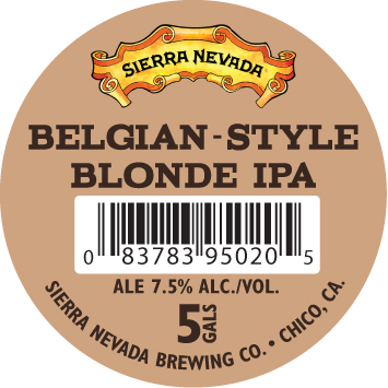 Sierra Nevada Belgian Style Blonde IPA