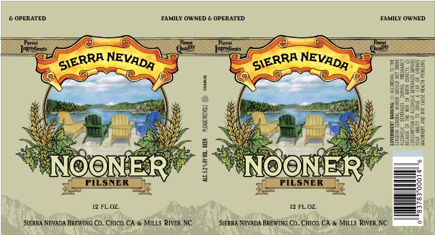 Sierra Nevada Nooner Pilsner Cans