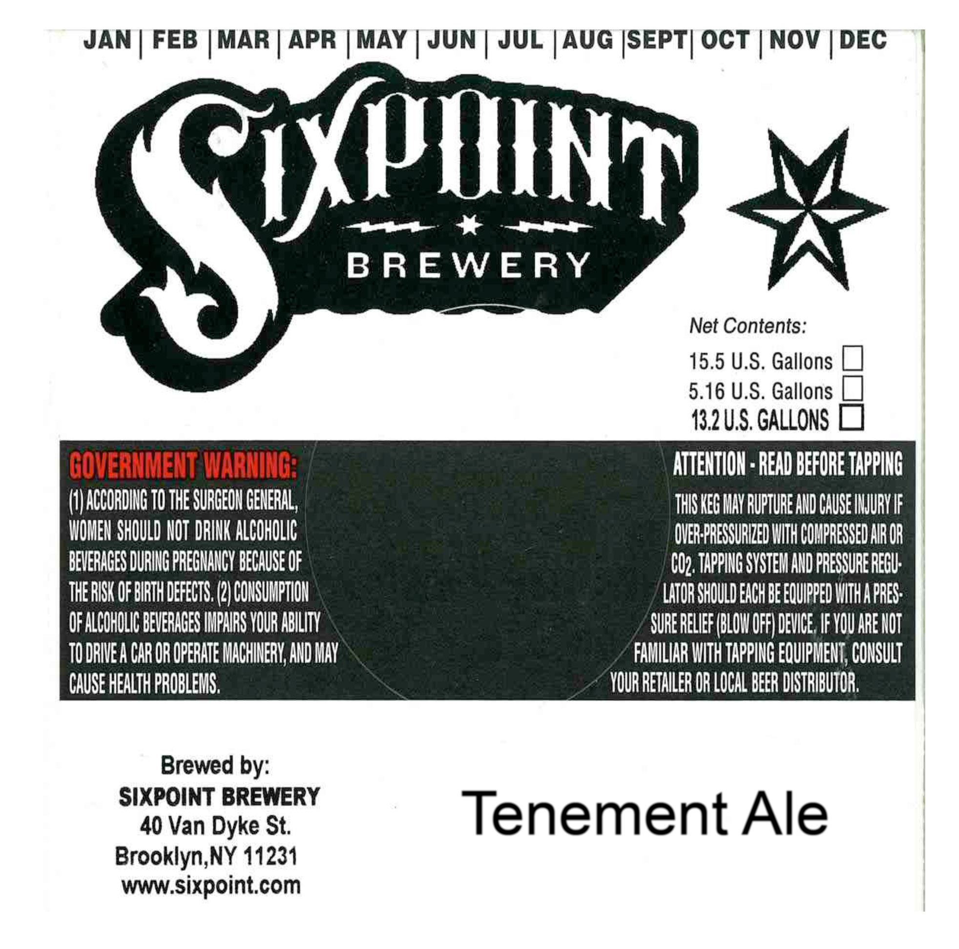 Sixpoint Tenement Ale