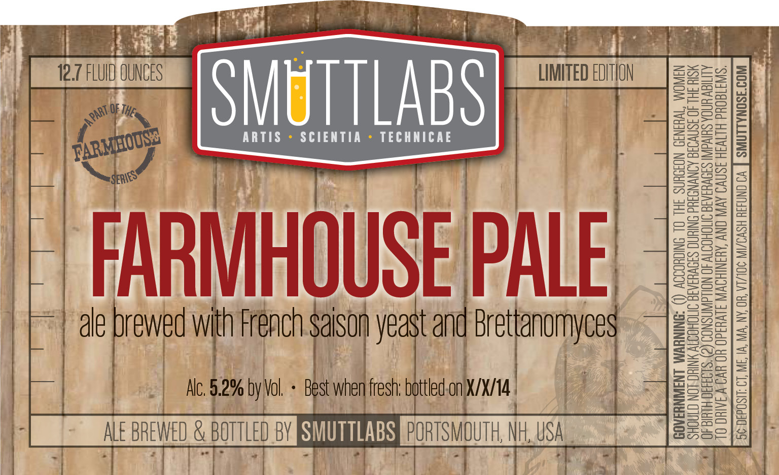 Smuttynose Smutlabs Farmhouse Ale