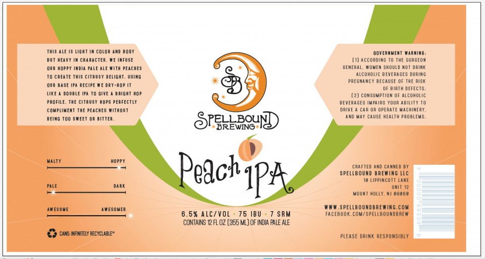 Spellbound Brewing Peach IPA