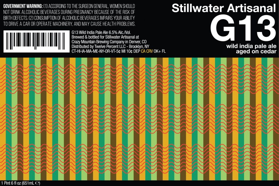 Stillwater G13 Wild India Pale Ale