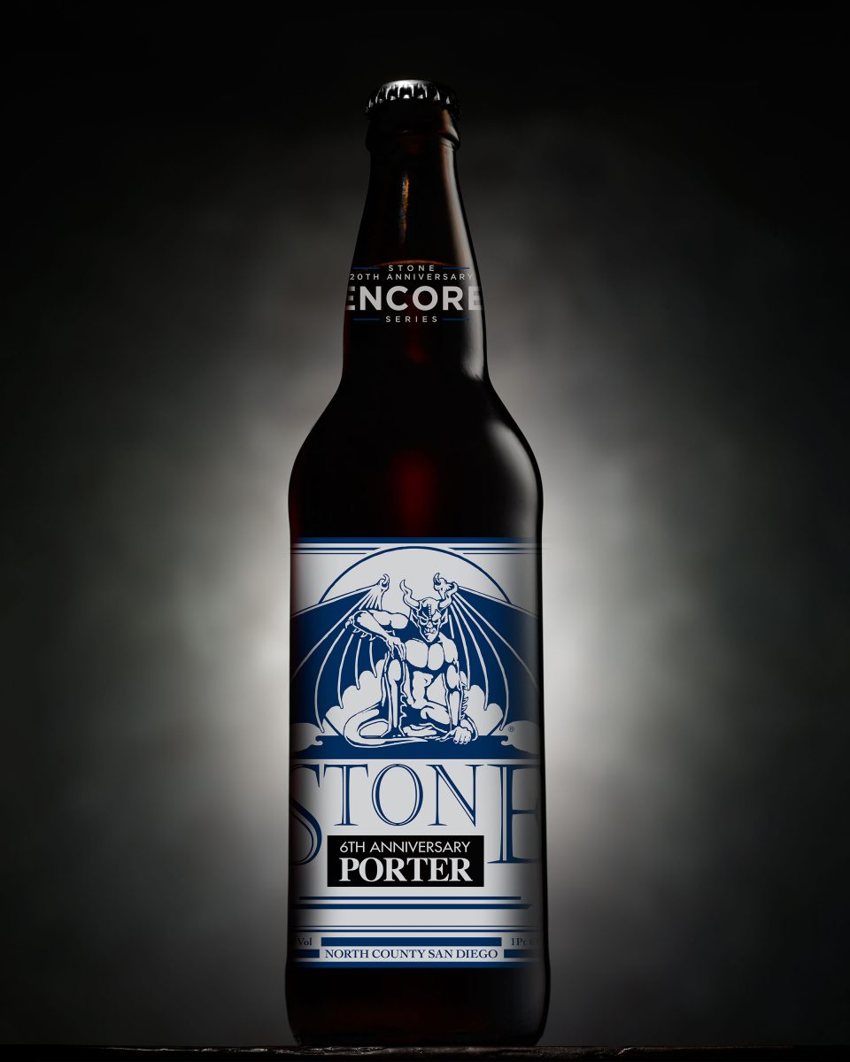 Stone 6th Anniversary Porter bottle