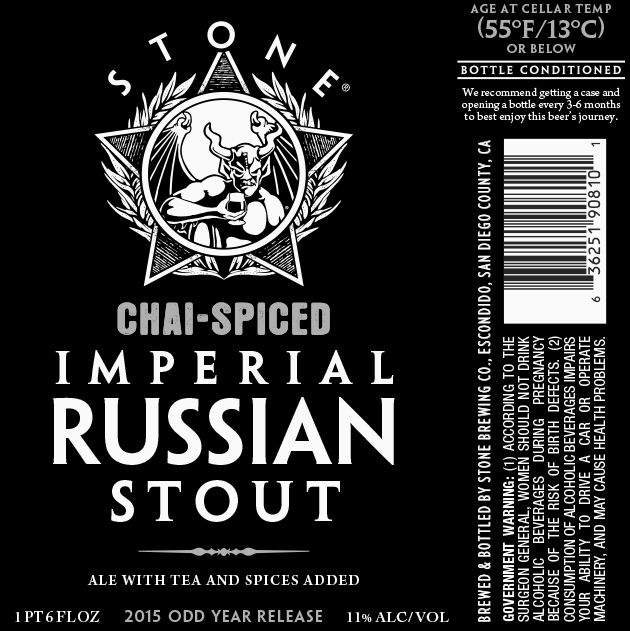 Stone Chai-Spiced Imperial Russian Stout