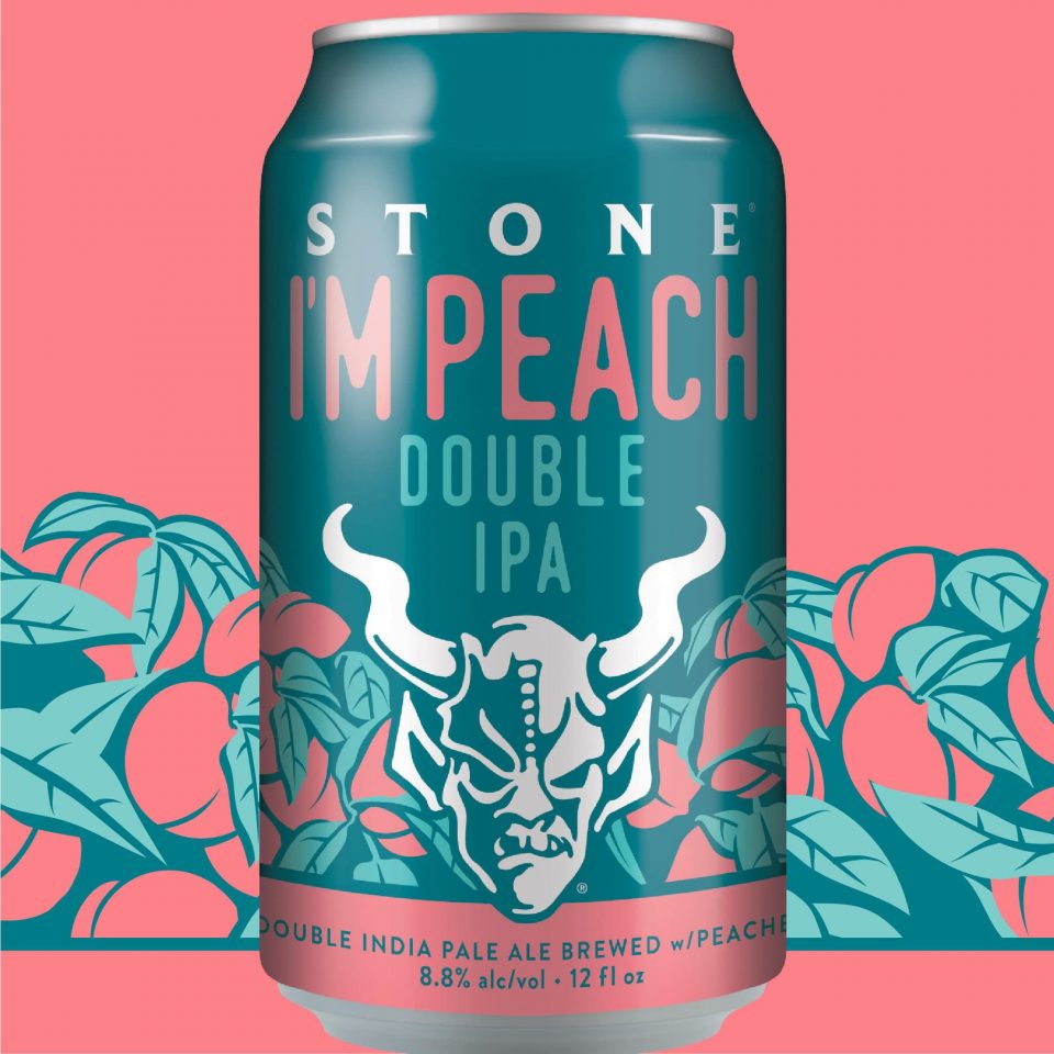 Stone I'm Peach Double IPA Cans-min