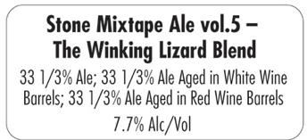 Stone Mix Tape #5 The Winking Lizard