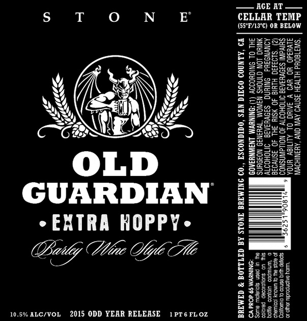 Stone Old Guardian Extra Hoppy