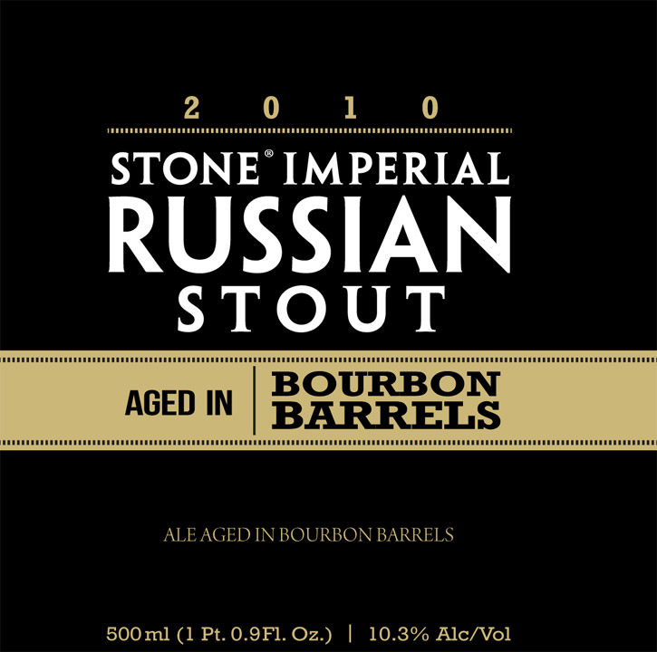 2010 Stone Imperial Russian Stout Aged In Bourbon