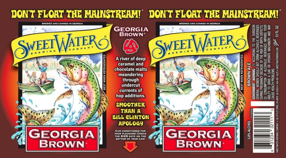 SweetWater Georgia Brown Cans