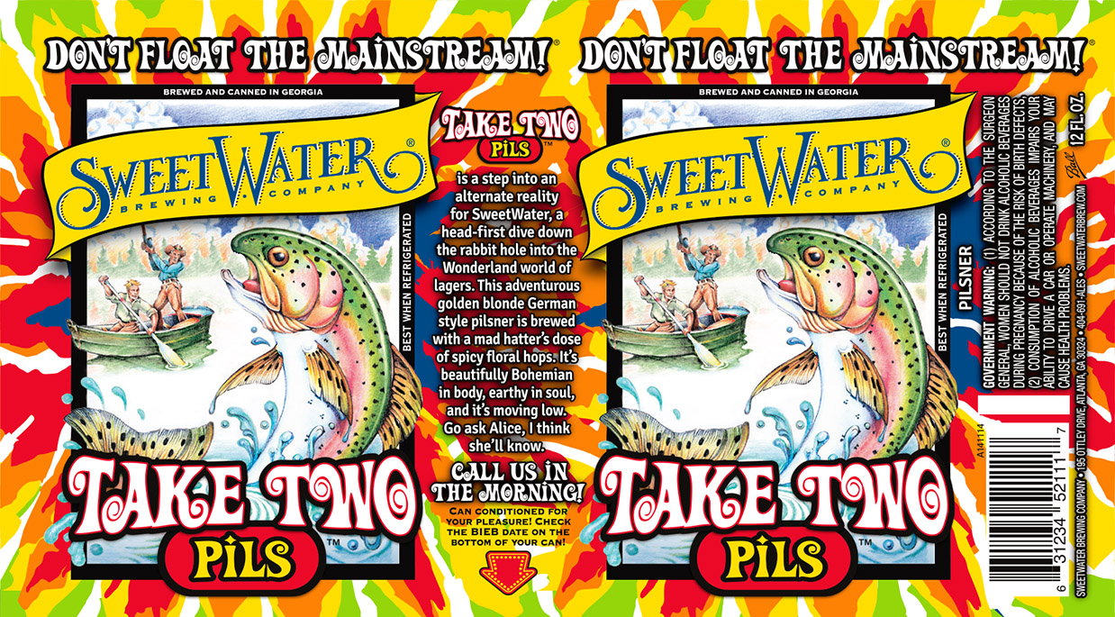 SweetWater Take Two Pils Cans