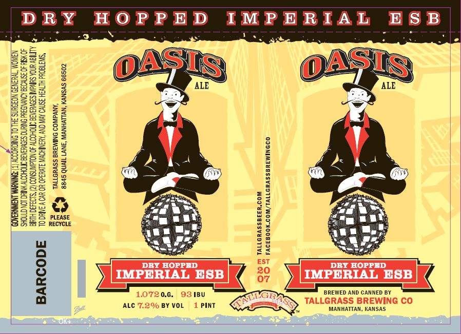 Tallgrass Oasis Imperial ESB Cans