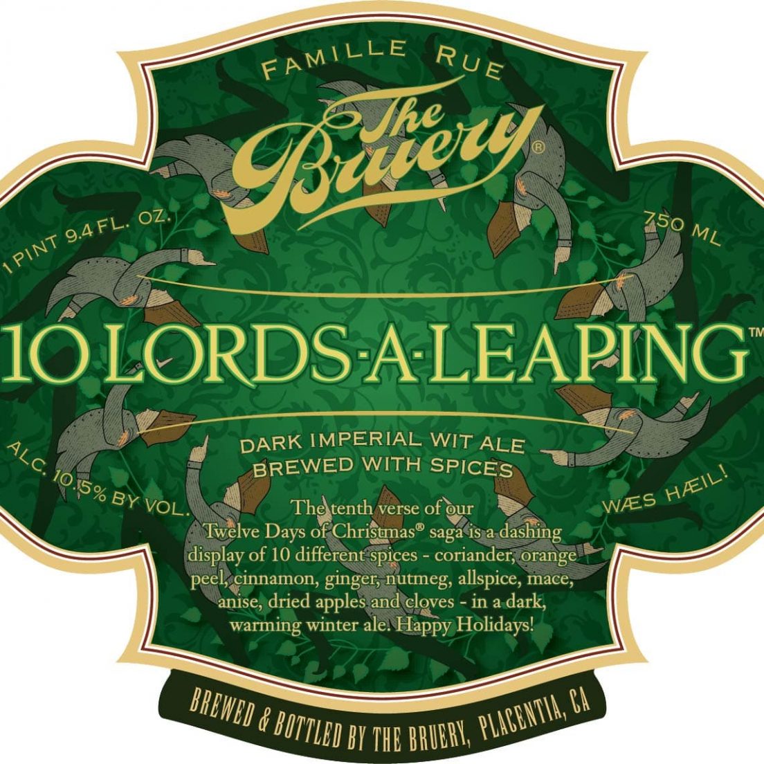 The Bruery 10 Lords A Leaping