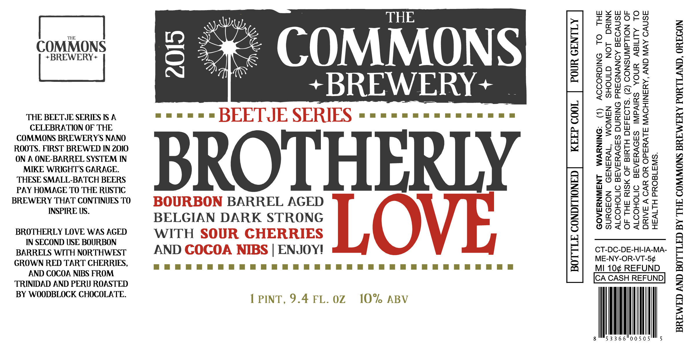 The Commons Brewery Brotherly Love 2015
