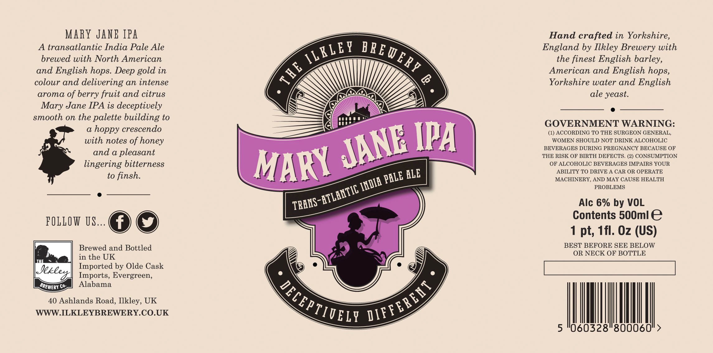 The Ilkley Brewery Mary Jane IPA