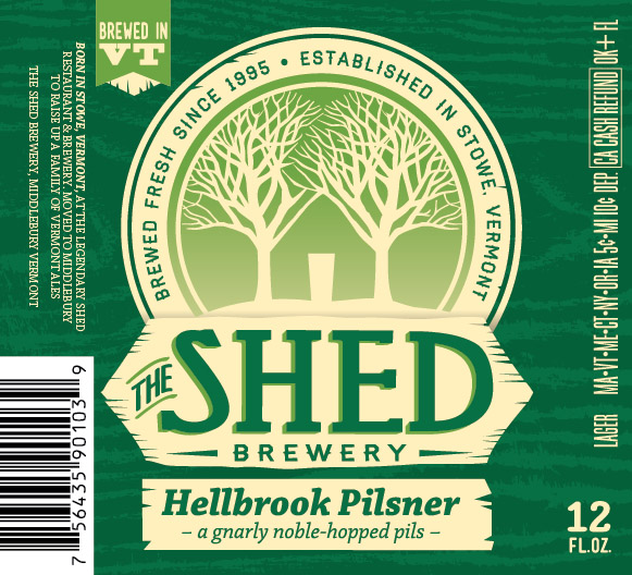 The Shed Brewery Hellbrook Pilsner