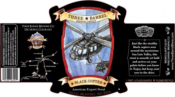 Three Barrel Brewing Black Copter