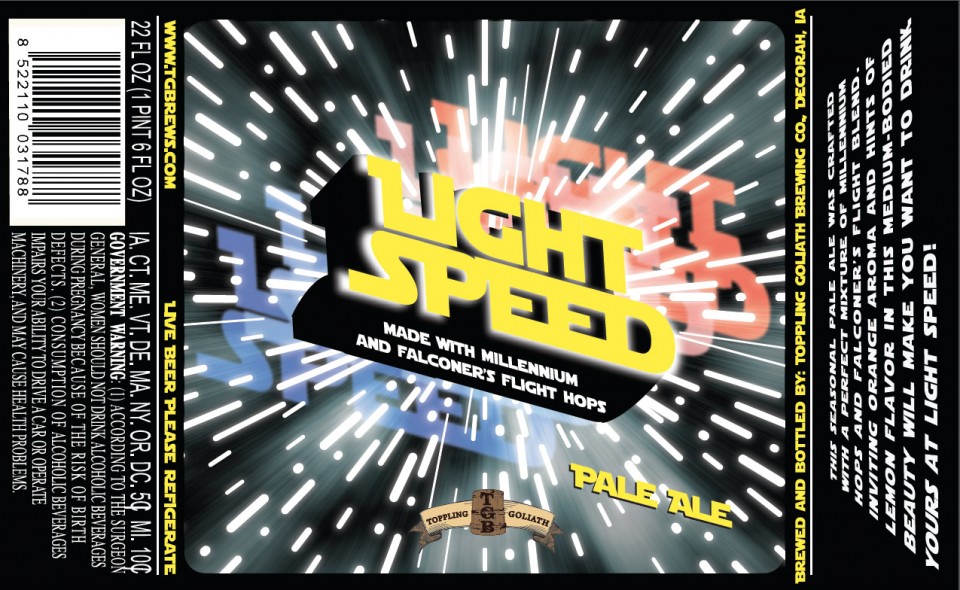 Toppling Goliath Brewing Light Speed Pale Ale
