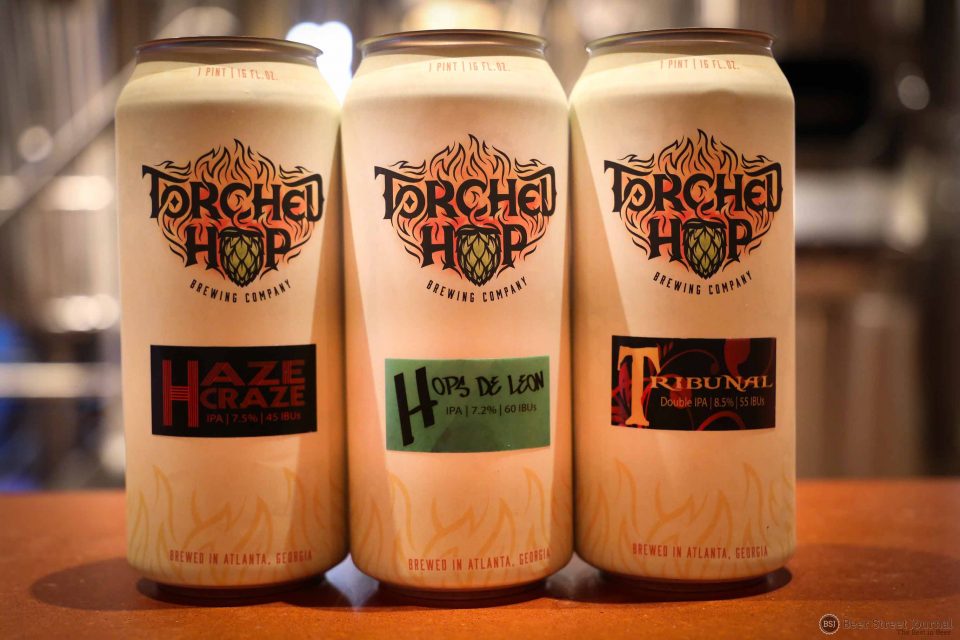 Torched Hop Brewing Cans