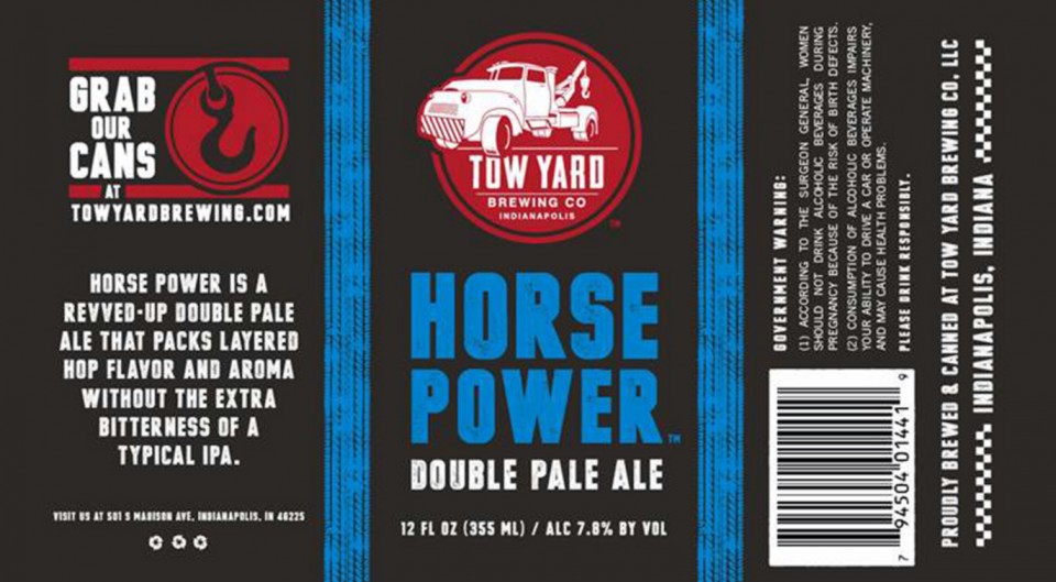 Tow Yard Brewing Horse Power Double Pale Ale