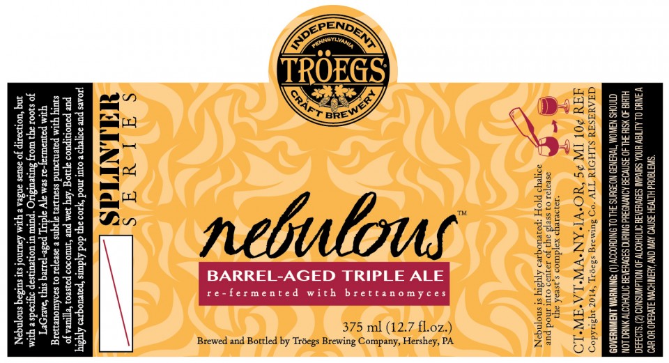 Troegs Nebulous Barrel Aged Triple Ale