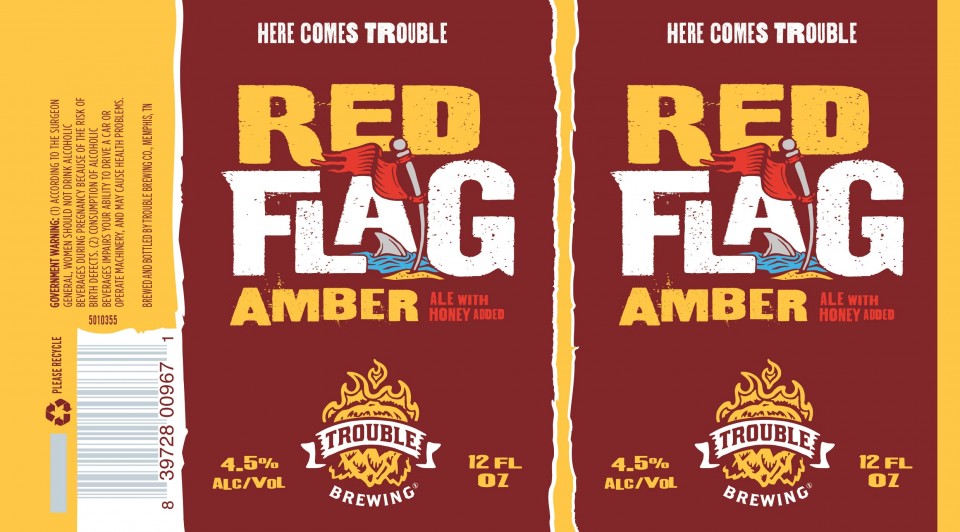 Trouble Brewing Red Flag Amber Ale