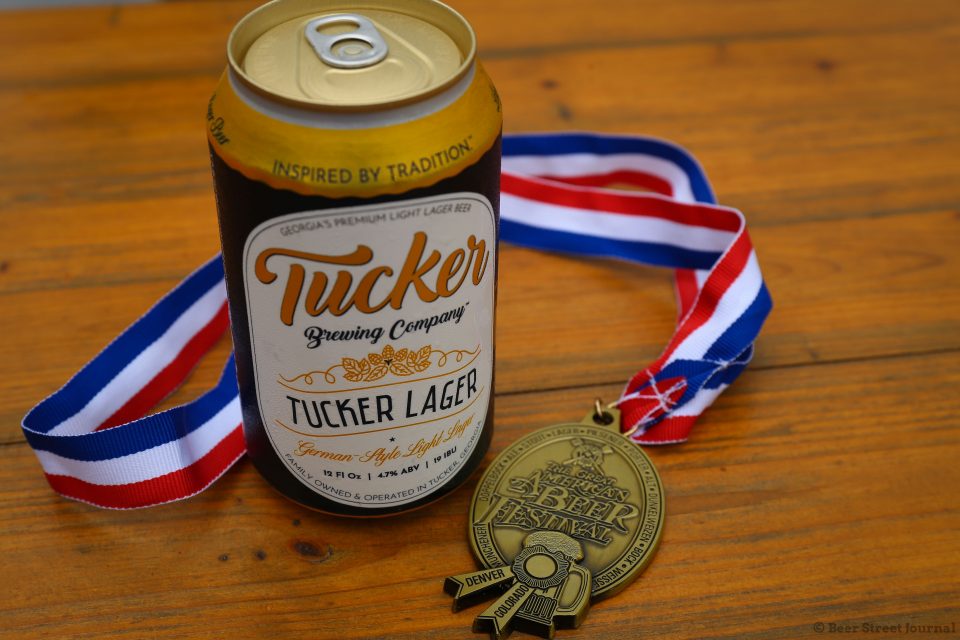 Tucker Lager GABF Gold