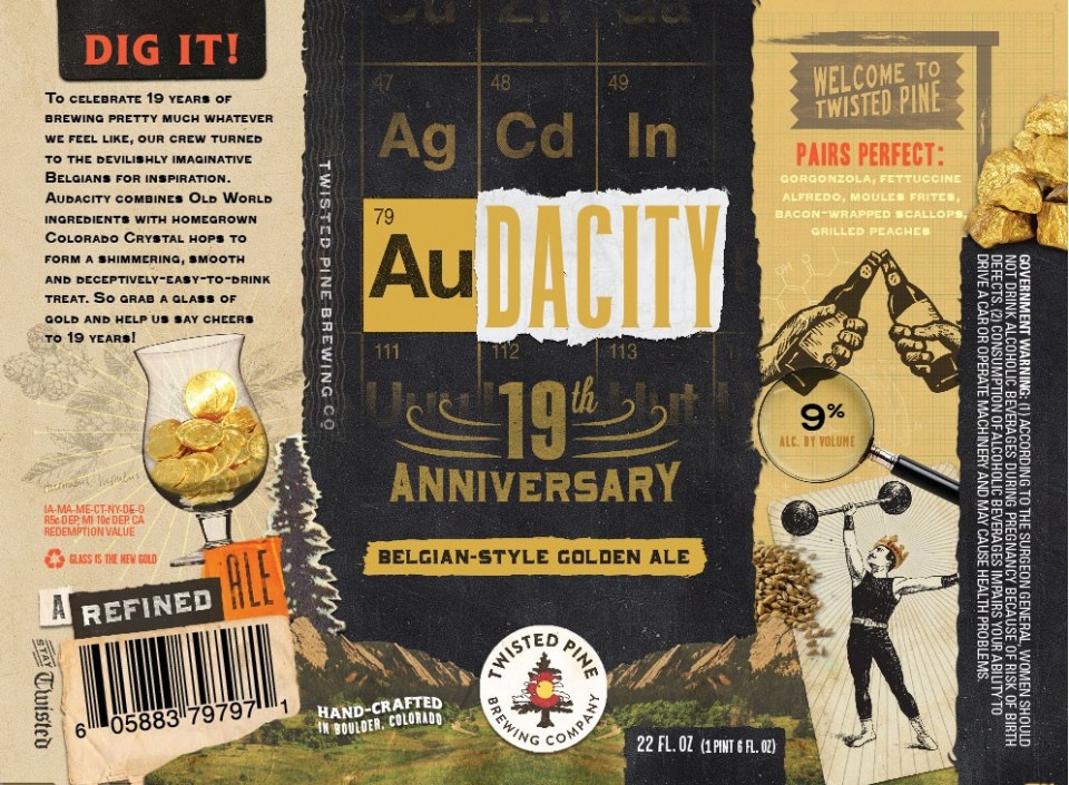 Twisted Pine Brewing Audacity 19th Anniversary