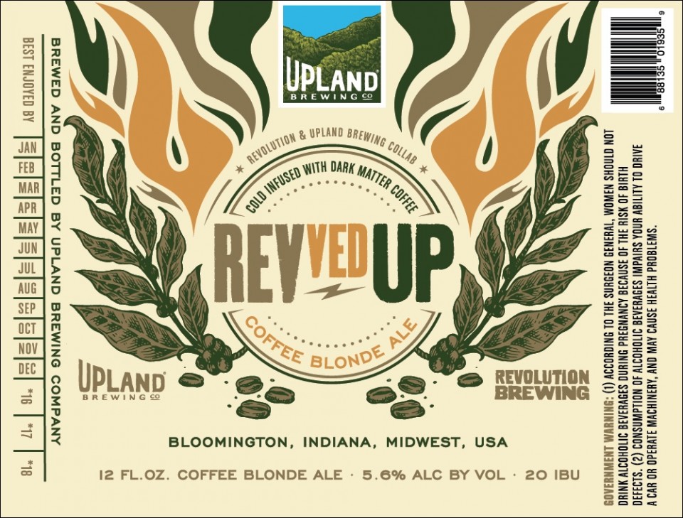 Upland REVved Up Coffee Blonde Ale