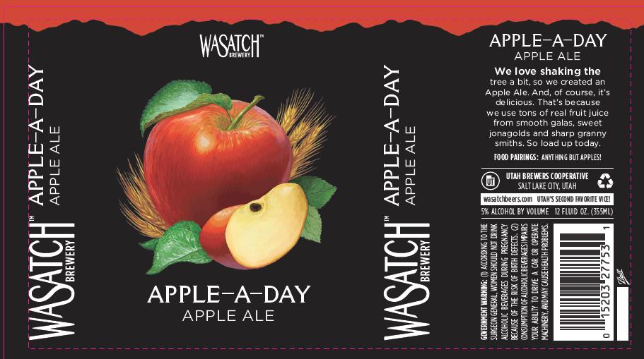 Wasatch Apple-A-Day Apple Ale