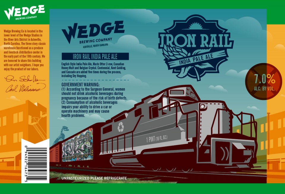 Wedge Brewing Iron Rail India Pale Ale