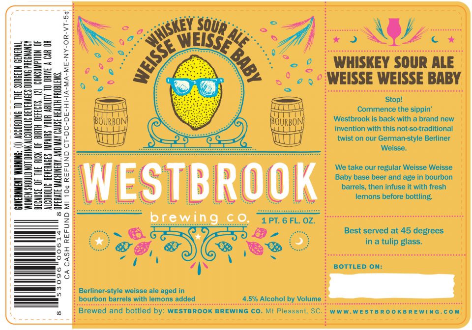 Westbrook Whiskey Sour Weisse Weisse Baby