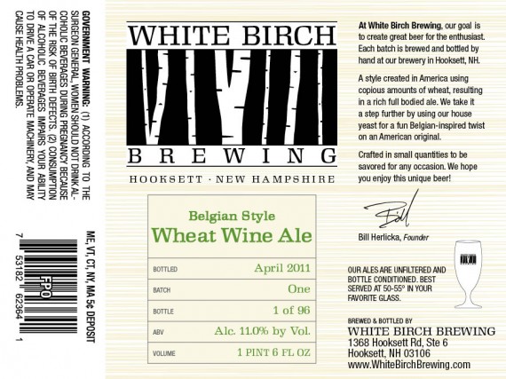 White Birch Wheat Wine