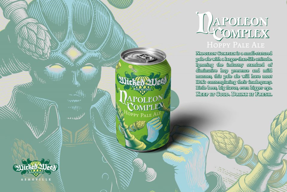Wicked Weed Napoleon Complex cans