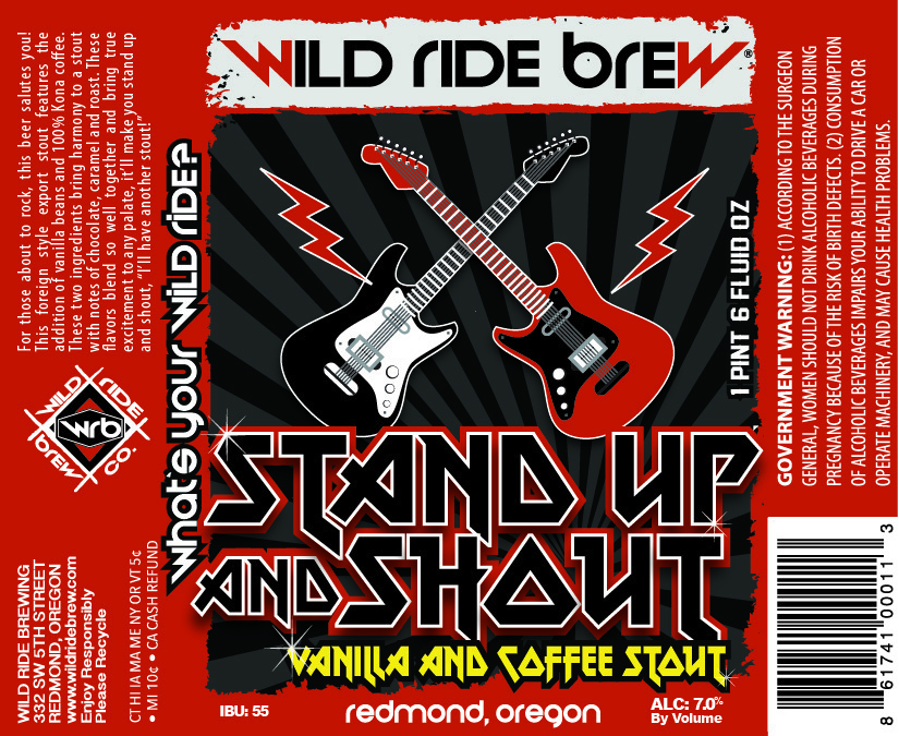 Wild Ride Brew Stand Up and Shout