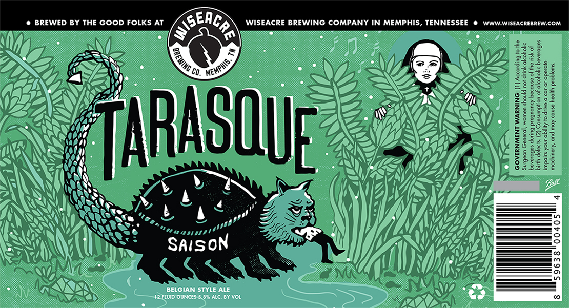 Wiseacre Brewing Tarasque Saison