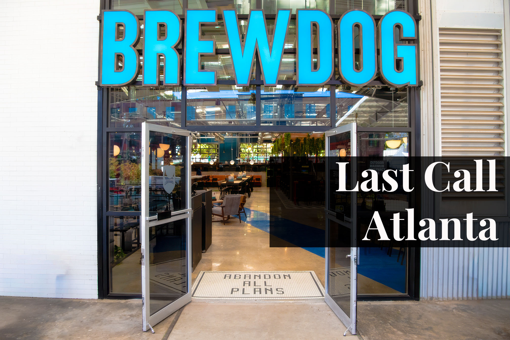 BrewDog Atlanta Closure Header